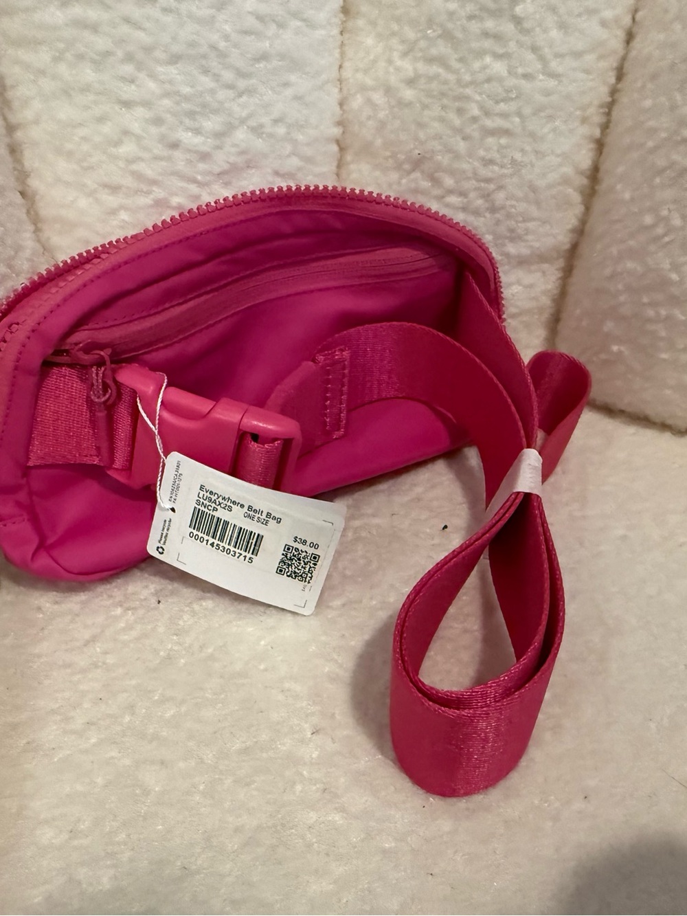 lululemon Bright Pink Waist Pack with Adjustable Strap - Picture 2 of 4